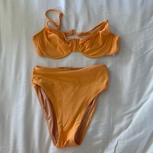 J Crew 90s style high waist bikini 32D